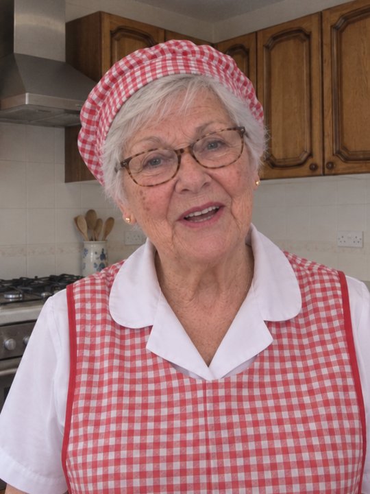 Pauline Haigh in her kitchen